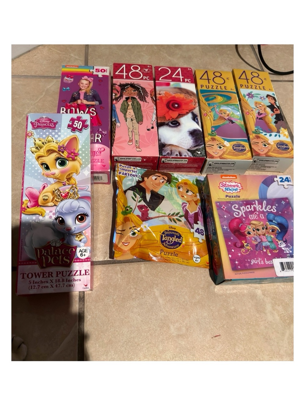 Kids Puzzle Bundle Lot of 8  used in good condition